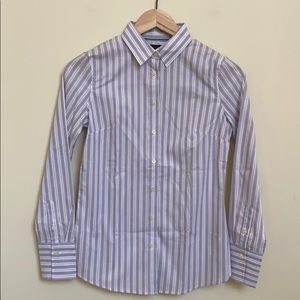 BR Riley Slim Fit Striped Dress Shirt